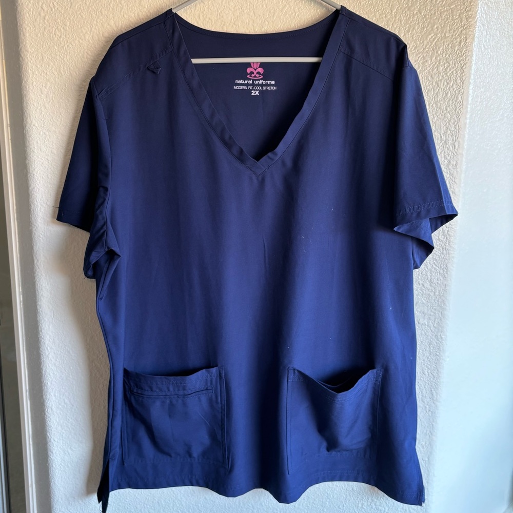 Navy blue scrub set